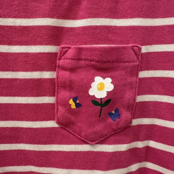 Hanna Andersson Pink Peony Stripe Jersey Dress - Picture 3 of 7